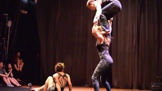 Acro Athens Trio Performance [upl. by Einnim]