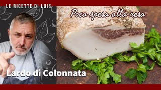 Lardo di Colonnata in salamoia ricetta originale [upl. by Aicele]