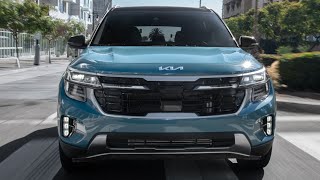 2024 KIA SELTOS facelift Pluton Blue revealed  Review Specs Features Exterior amp Interior [upl. by Ashby]