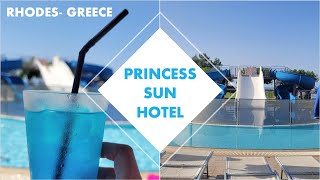 Princess Sun Hotel  Rhodes Greece [upl. by Yonita]