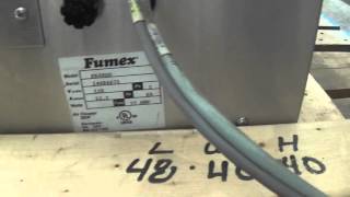 B9524 Fumex FA2SSD Laser Fume Extractor SIGMA Equipment [upl. by Donalt]