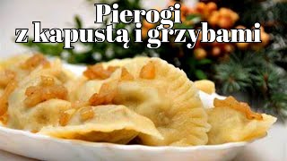 PIEROGI Z KAPUSTĄ I GRZYBAMI  co zrobić żeby po ugotowaniu się NIE SKLEJAŁY🤔 Poznaj mój sposób👌 [upl. by Haily291]