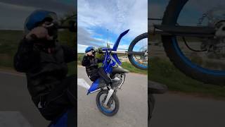 Évolution wheeling 50cc ➡️ 125yz 50cc yz125 rieju bikelife yamaha yzfamily [upl. by Macgregor63]