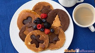 PANCAKE BICOLORE FACILI E BUONI [upl. by Aicilaf212]