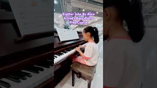 Brother John  Alfred’s Basic Piano Prep Course by Alice [upl. by Irvin483]