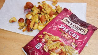 Unboxin Doxin  Snyders Of Hanover Pretzel Pieces Honey Mustard And Onion [upl. by Ailero]