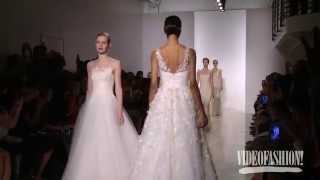 Amsale SpringSummer 2015  Bridal Fashion Week  VF SPECIALS [upl. by Neeloc433]