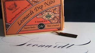 Leonardt Principal Nib Review  Connie Chen Calligraphy [upl. by Ellerey]