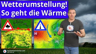 Markanter Wetterwechsel  so geht die Wärme  kippt der April ins Gegenteil [upl. by Rombert]