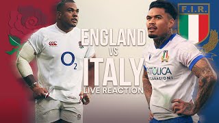 England vs Italy  Live Reaction  Six Nations 2021  RugbyPass Fan Zone [upl. by Adiela]