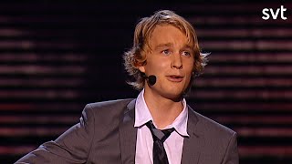 Björn Gustafsson  Carina Berg  Melodifestivalen 2008  SVT [upl. by Nosyarg]