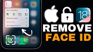 iOS 18 How To Turn OFF Face ID For Apps On iPhone [upl. by Maressa]