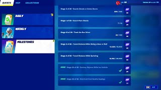 Easy Methods to Complete All 19 Milestones Guide  Fortnite Chapter 3 Season 3 [upl. by Llezom]