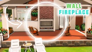 The sims 4 Wall Fireplace shorts short [upl. by Anairuy163]