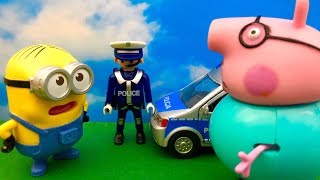 Świnka Peppa i Minionki ♦ Ukradli mi moje auto ♦ Bajka dla dzieci PO POLSKU [upl. by Ettennad]