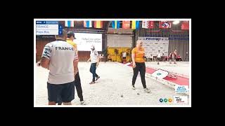 Petanque Euro Championship 2024 Mixd Double France vs Holland [upl. by Renato841]