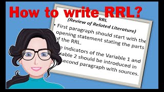 How to Write RRL  Quantitative Research  IMRAD Part 3 [upl. by Far]