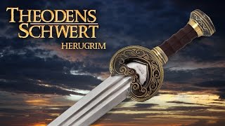 Herr der RingeFilmreplik Théodens Schwert Herugrim [upl. by Neyrb463]