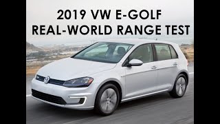 VW EGOLF REALWORLD RANGE TEST SPRING 2023 [upl. by Schaffel]