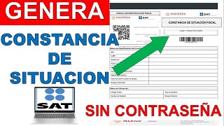 GENERA Constancia De Situación Fiscal I Sin contraseña I Sin SAT ID I Sin Filas I OBTEN EN MIN 2024 [upl. by Jandy]