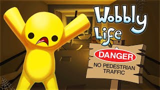 Exploring a SECRET CAVE with MONSTERS in Wobbly Life [upl. by Acyre]