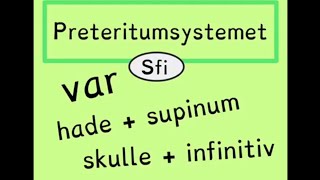 Preteritumsystemet Sfi [upl. by Zeena97]