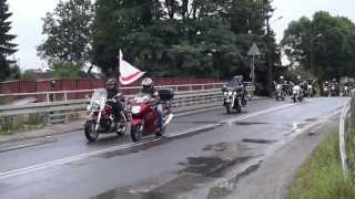 Zlot motocyklowy Biłgoraj 2013 parada [upl. by Dorrahs]