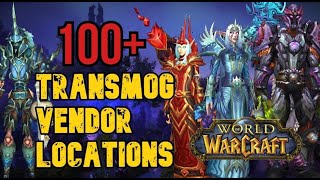 Where To Find TRANSMOG VENDOR Locations In World of Warcraft [upl. by Lonnie]