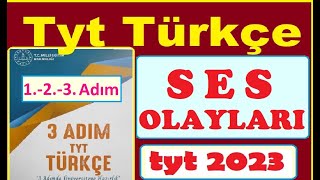 Tyt 3 Adım Türkçe Soru Çözümleri Tyt Türkçe 3 Adım Soru Çözümü Full Ses Olayları Tyt Türkçe 2023 [upl. by Papagena]