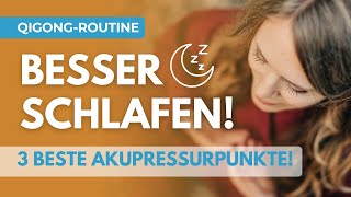 Besser schlafen Die 3 besten Akupressurpunkte [upl. by Carney]