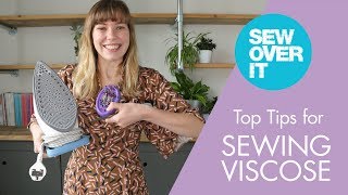 Top Tips for Sewing Viscose [upl. by Gnart]