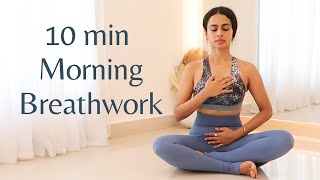 Daily Morning Breathwork  Pranayama  Enhanced Vitality and Mental Clarity [upl. by Herwick461]