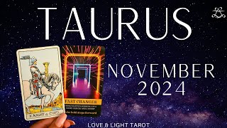 Taurus♉️ An Unexpected Offer You Will Need To Act Fast✨️ November 2024 [upl. by Ivett]