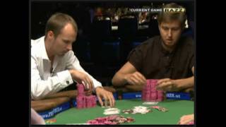 WSOP 2009 50k HORSE Ville Wahlbeck vs Erik Sagström razz [upl. by Nordine]