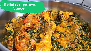 Palava Sauce kontonmire StewGhana Spinach stewMasofs kitchen [upl. by Beverly]