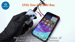 ST01 Oneclick DFU Box For iPhone X16 Pro Max [upl. by Salchunas634]