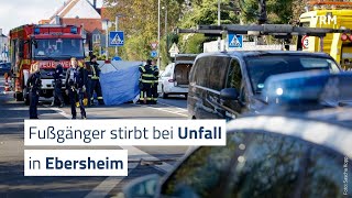 Fußgänger stirbt bei Unfall in MainzEbersheim [upl. by Ilatfen841]