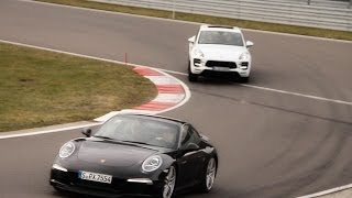 Porsche Macan vs Porsche 911 Real Pursuit [upl. by Kristof]