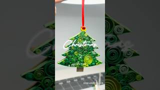 Quilling Christmas tree ornament christmas decoration christmastree [upl. by Dardani]