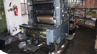 Heidelberg SORK single colour offset press for sale  1976 [upl. by Codee]