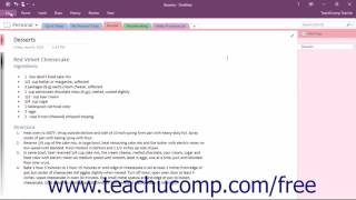 OneNote 2016 Tutorial Previewing and Printing Microsoft Training [upl. by Nylad72]