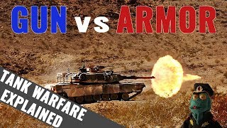 Tank Gun vs Armor Tank Warfare Explained [upl. by Shumway]