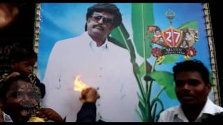 Kabali Poojai for Thalaivaa  Rajinikanth Tamil Movie  Kabali Movie Release  Fans Tribute [upl. by Beitz]