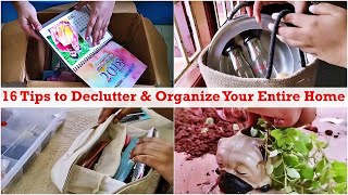 16 Tiny Tips to Declutter amp Organize Your Entire Home Tamil  Tips to Declutter Better [upl. by Lotsyrc]