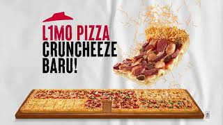 Ada Keju Krezzz di pinggiran Pizza 1 Meter L1moPizza Cruncheeze [upl. by Nwahsit832]