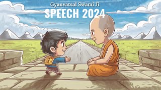 Gnanvatsal Swami Ji Gujarati Speech 2024  Short Video Status [upl. by Esilahc]