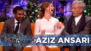 Aziz Ansari Cant Understand Ian McKellens Northern Accent  The Jonathan Ross Show [upl. by Guyon804]