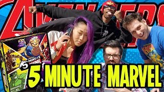 Playing a Marvel Board Game  5 Minute Marvel [upl. by Winifield]