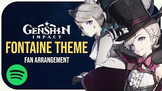 Fontaine Here Comes Trouble FanMade OST  Genshin Impact [upl. by Hawger249]