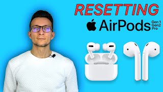 Resetting Apple Airpods and Airpods Pro  2021 [upl. by Tem]